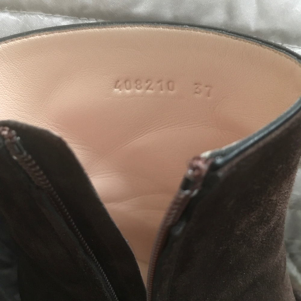 ⛔️ SOLD $609 ⛔️ ~ Gucci Marmont Suede ankle boots - Picture 5 of 8